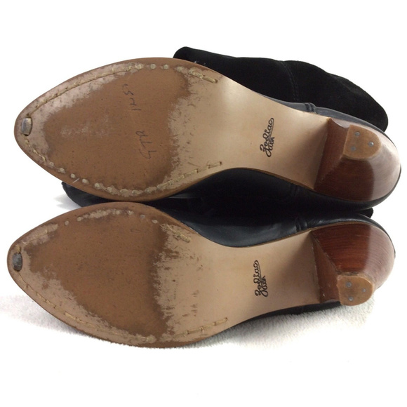 Zodiac 100% Suede Leather Slouchy Silver Boots 5 - Picture 5 of 8